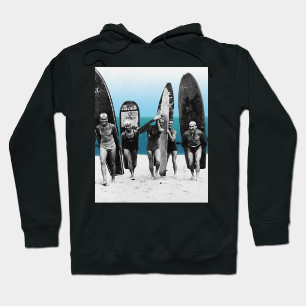 Surf's Up, Boys 1922 Hoodie by LittleBean